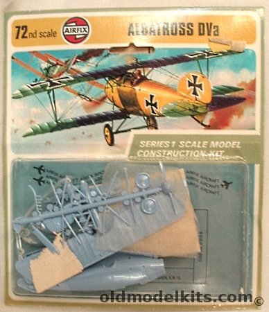 Airfix 1/72 Albatross D-Va - (Albatros DVa), 01010-0 plastic model kit